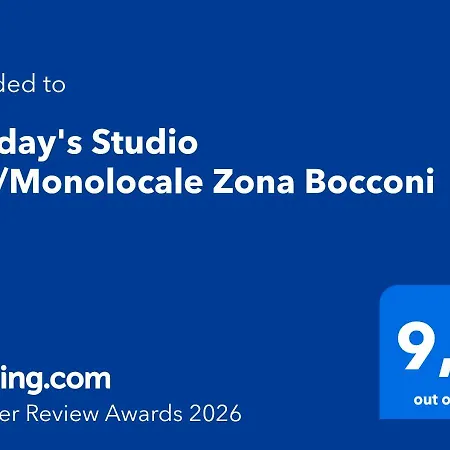 Sunday's Flat/monolocale Zona Bocconi Apartment Milan